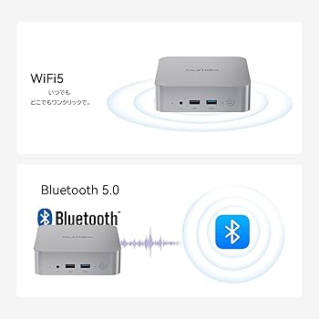 ミニPC 第12世代 インテルN100搭載　シルバー Amazon.co.jp: ミニpc 第12世代インテルN100 mini pc Windows11